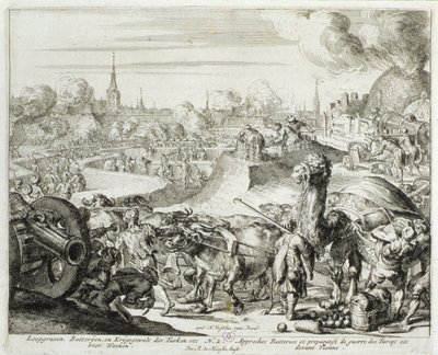 Wiener Druckzyklus, Türkische Position in Wien, 1683 von Romeyn de Hooghe