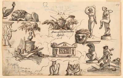 Dekorative Motive von Romolo Achille Liverani