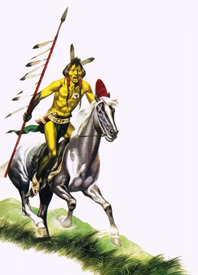 Cheyenne-Krieger von Ron Embleton