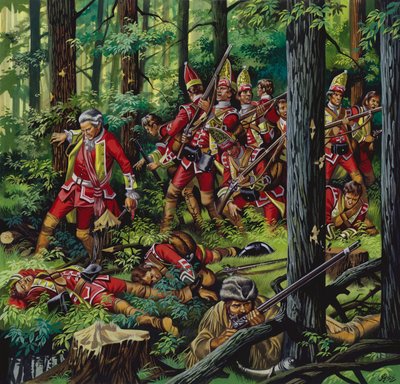 Das Massaker von Braddock von Ron Embleton