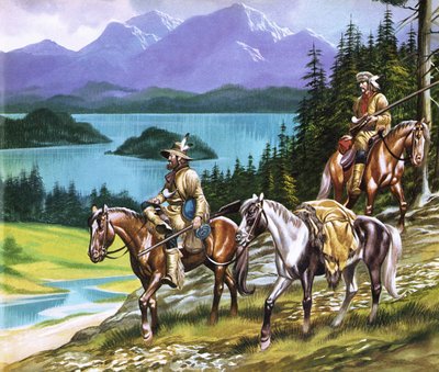 Trapper im Wilden Westen von Ron Embleton