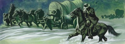Winterwagenzug von Ron Embleton