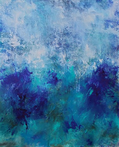 Tiefe Ozeanblues von Ron Halfant