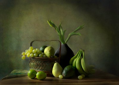 Üppiges Grünes Stillleben von Rong Wei