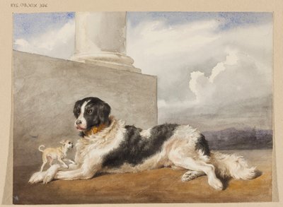 Hunde der Fürsten Czartoryski Sultan und Rosette von Rosa Bonheur