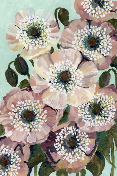 Rosa Mohnblumen von Rosana Laiz Blursbyai