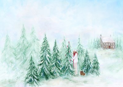 Dekorieren von Winterbäumen von Rosana Laiz Blursbyai