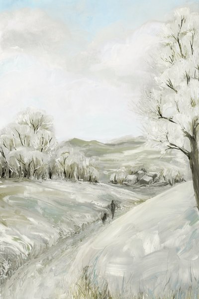 Verschneiter Winterspaziergang von Rosana Laiz Blursbyai