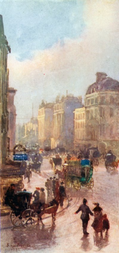 Oxford Street von der Ecke der Bond Street von Rose Maynard Barton