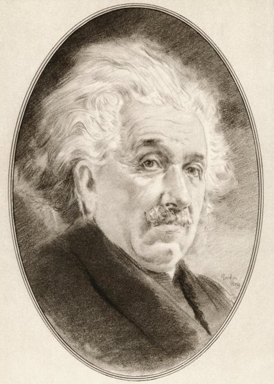 Albert Einstein, aus Living Biographies of Great Scientists von Ross Gordon