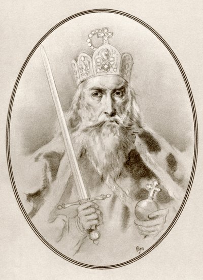 Karl der Große, aus Living Biographies of Famous Rulers von Ross Gordon