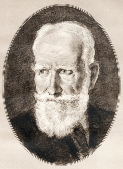 George Bernard Shaw, aus Living Biographies of Famous Men von Ross Gordon
