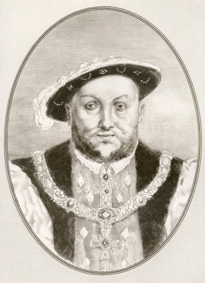 Heinrich VIII, aus Living Biographies of Famous Rulers von Ross Gordon