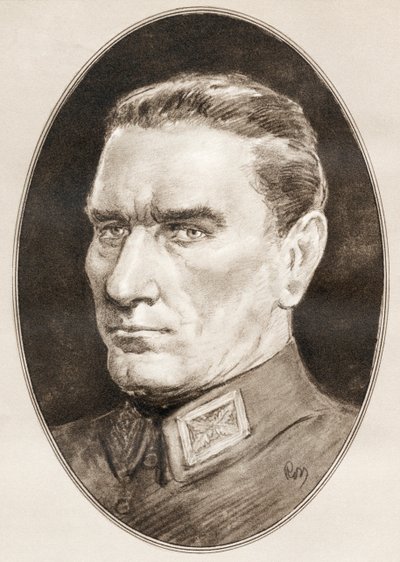 Mustafa Kemal Atatürk, aus Living Biographies of Famous Men von Ross Gordon