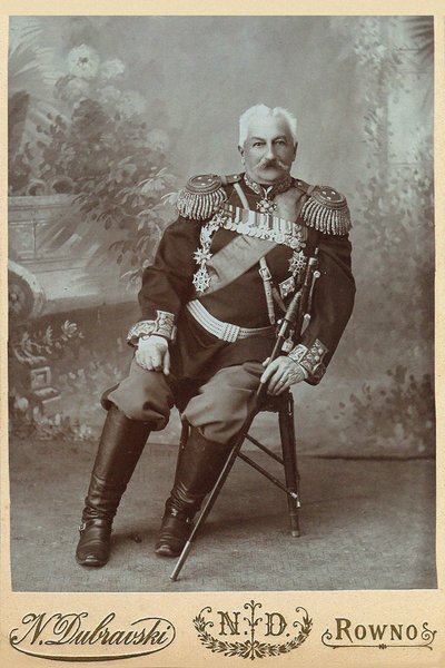 General Konstantin Pavlovich Prezhbyano 1840-1905 von Rowno . Photo studio N. Dubravski