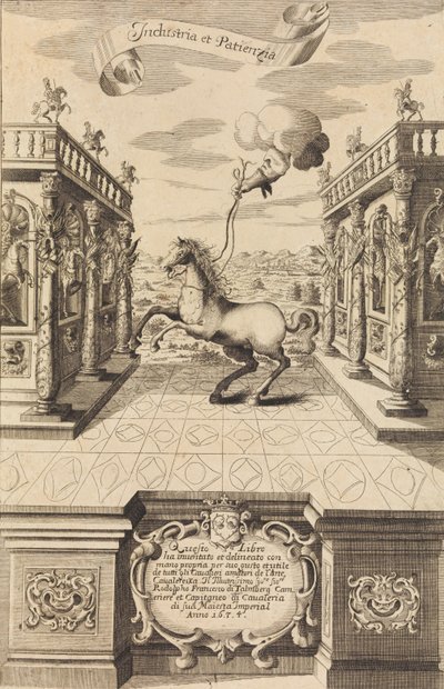 Album mit Bit-Designs, 1674 von Rudolf Franz Ferdinand von Talmberg