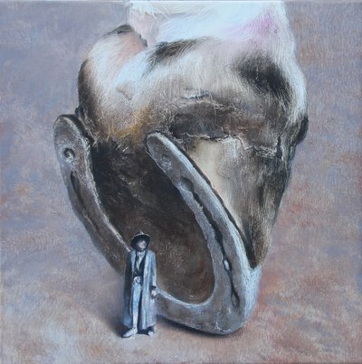 Riesiger Huf, kleiner Mann von Rudolf Kosow
