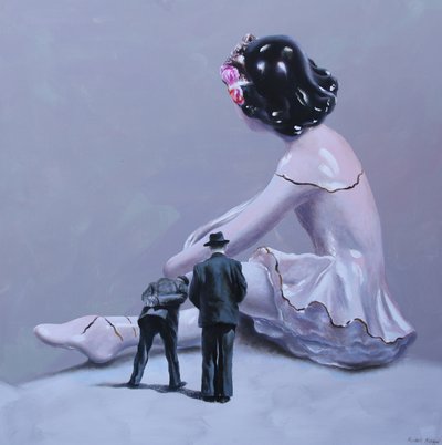 Surreale gebrochene Ballerina von Rudolf Kosow