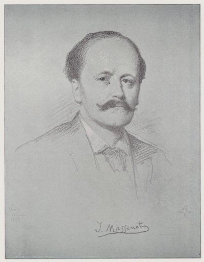 Jules Emile Frederic Massenet von Rudolf Lehmann