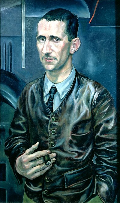 Bertolt Brecht (1898-1956) von Rudolf Schlichter