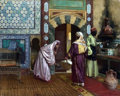 Im Hammam von Ernst, Rudolf (1854-1932) von Rudolphe Ernst