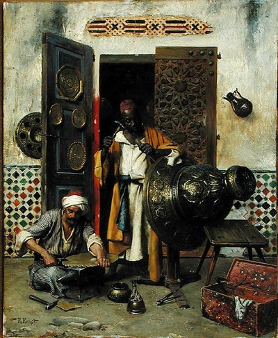 Der Metallarbeiter, ca. 1888 von Rudolphe Ernst