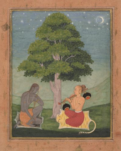 Kedar Ragini: Folio aus einer Ragamala-Serie Garland of Musical Modes von Ruknuddin