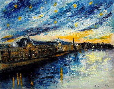 Sternennacht über Paris Musé d