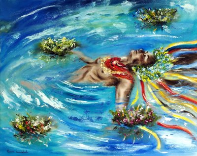 Ukrainische Ophelia von Ruslana Levandovska