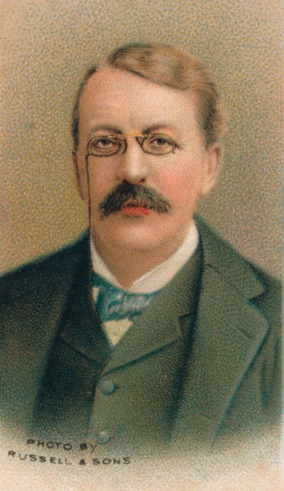 Sir Charles Villiers Stanford, 1852–1924, irischer Komponist, Musiklehrer und Dirigent, 1911 von Russell and Sons