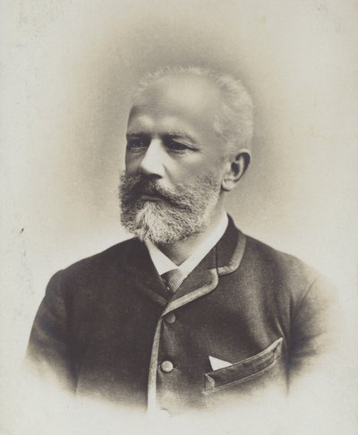 Porträt von Pjotr Iljitsch Tschaikowski von Russian Photographer
