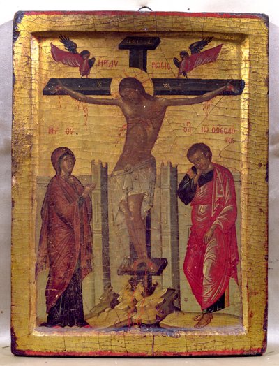 Christus am Kreuz von Russian School