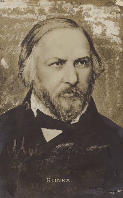 Michail Iwanowitsch Glinka, russischer Komponist (1804-1857) von Russian School