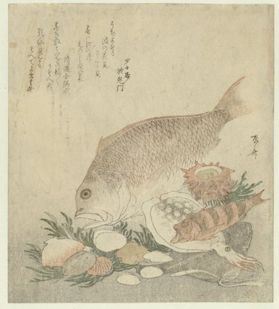 Fische und Muscheln von Ryuryukyo Shinsai
