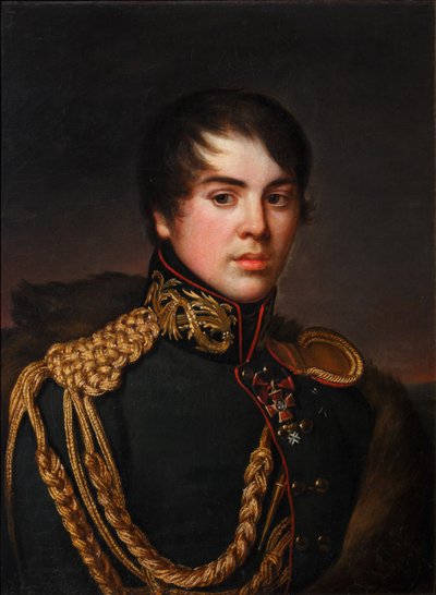 Porträt von Graf Vladimir Stepanovich Apraksin von S.S. Svintsov