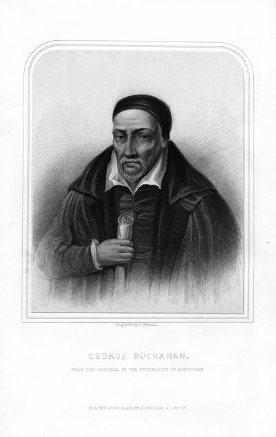 George Buchanan, schottischer Historiker und Humanist, 1870 von S. Freeman