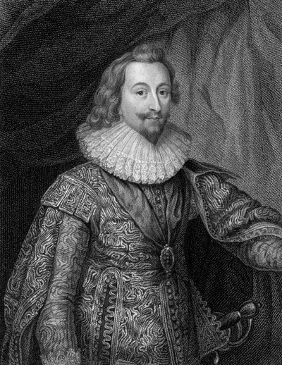 George Villiers, 1. Herzog von Buckingham 1592-1628, 1824 von S. Freeman