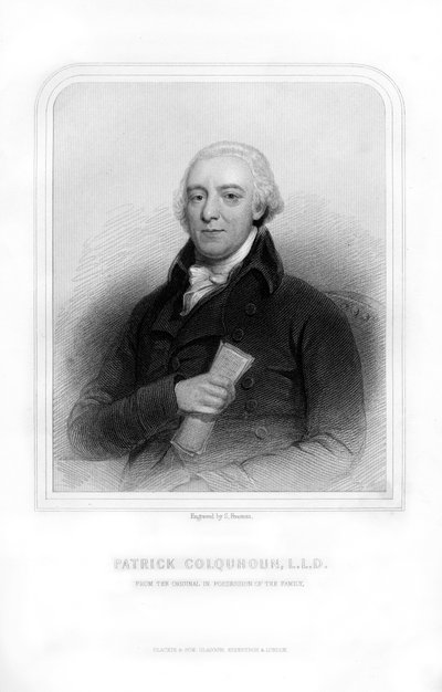 Patrick Colquhoun, schottischer Polizeimagistrat und statistischer Schriftsteller, 1870 von S. Freeman