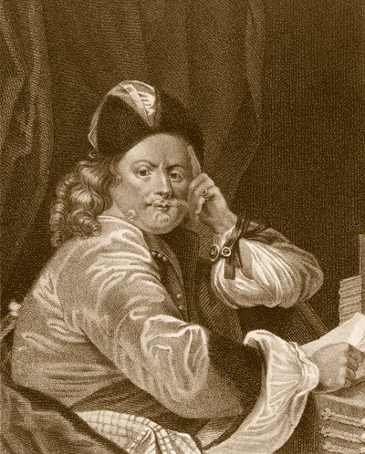 Thomas Killigrew, graviert von J.J. Van den Bergh von S. Harding