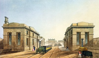 Edge Hill Station, Ende des Tunnels, aus 