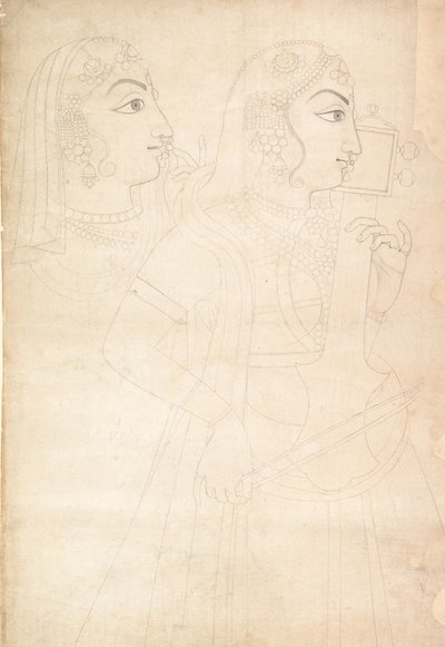 Sänger und Sarinda-Spieler von Sahib Ram