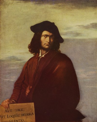 Philosophie (Selbstporträt) von Salvator (after) Rosa