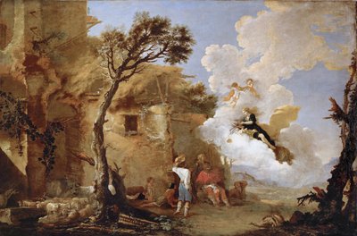 Astraea, Göttin der Landwirtschaft und Fruchtbarkeit von Salvator Rosa