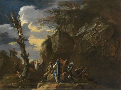 Die Kreuzigung des Polykrates, ca. 1664 von Salvator Rosa