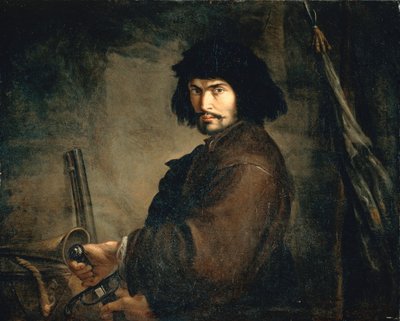 Selbstporträt als Krieger von Salvator Rosa