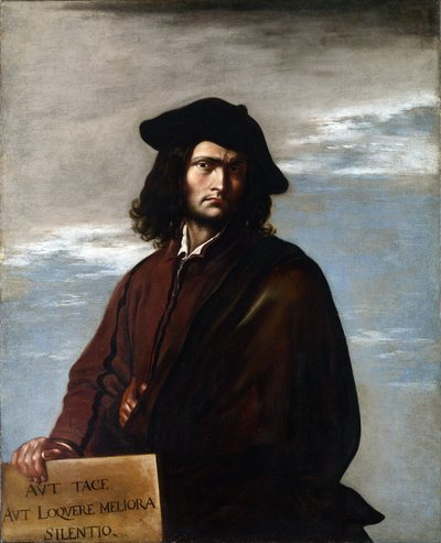 Selbstporträt, ca. 1645 von Salvator Rosa
