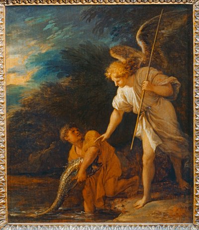 Tobias und der Engel von Salvator Rosa