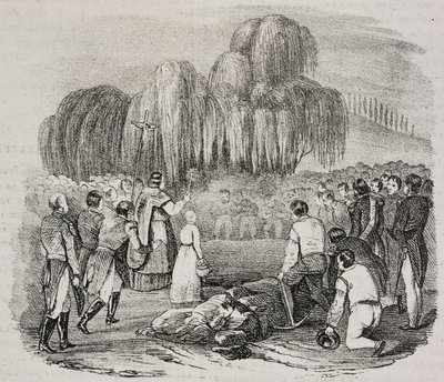 Napoleon Bonapartes Beerdigung auf der Insel St. Helena, 9. Mai von Salvatore Puglia