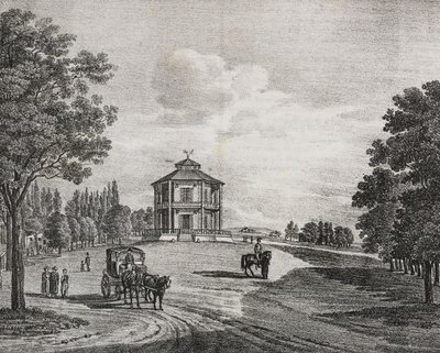 Wiener Prater, Österreich, Lithographie von Salvatore Puglia aus Poliorama Pittoresco, Nr. 34, 29. März von Salvatore Puglia