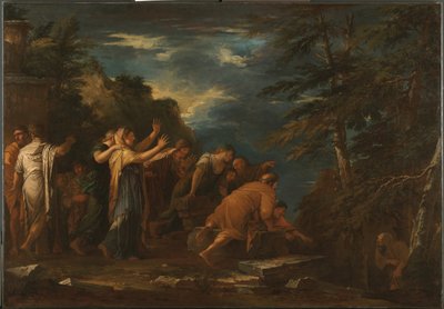 Pythagoras taucht aus der Unterwelt auf von Salvatore Rosa